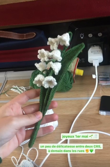 Bob crochet terracotta fait main